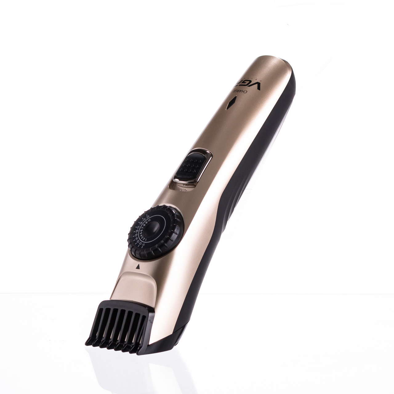 Машинка для стрижки волосся та бороди на акумуляторі з насадками Золотистий VGR V-031