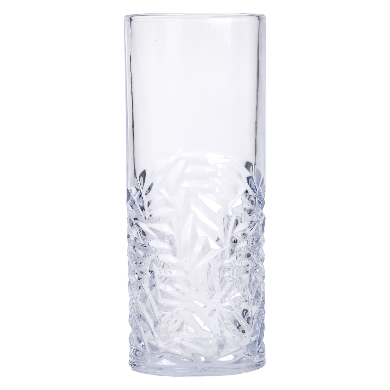 Скляна ваза для квітів 29.5 см прозора HP-19-143