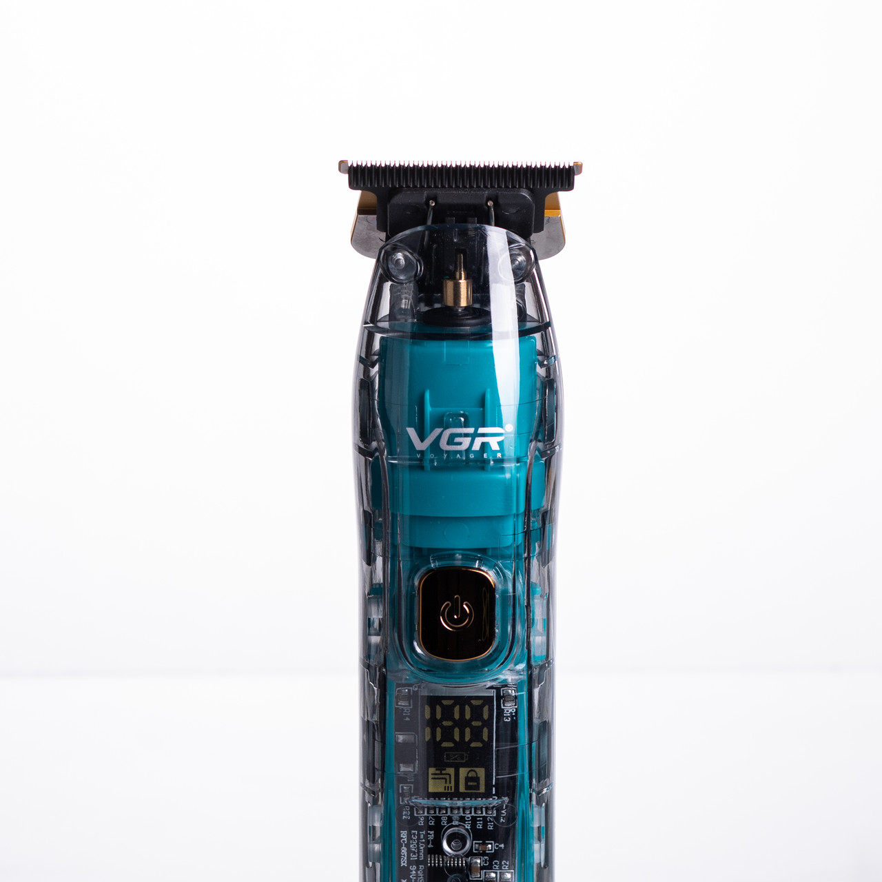 Тример для стрижки акумуляторний з 4 насадками Зелений VGR V-961