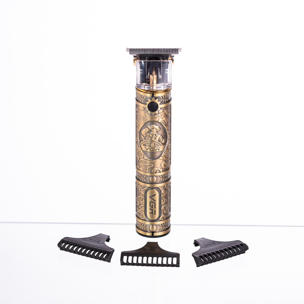 Тример для стрижки волосся та бороди з насадками VGR V-085