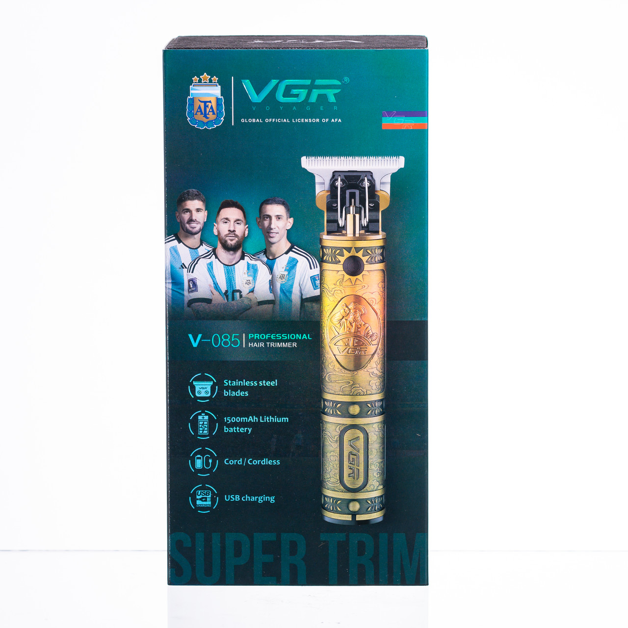 Тример для стрижки волосся та бороди з насадками VGR V-085