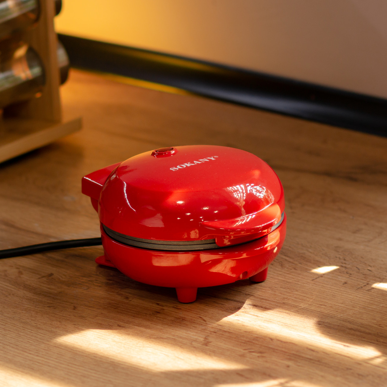 Вафельниця для вафель у вигляді машинок 550 Вт антипригарне покриття Sokany SK-08097