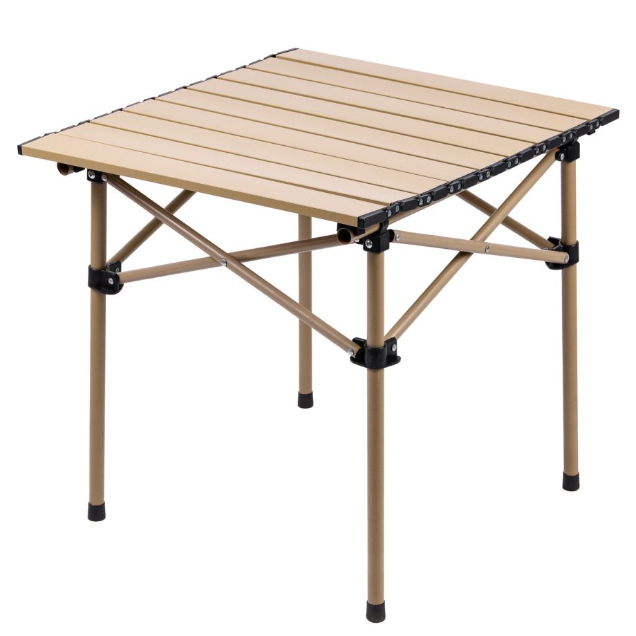 Стіл для пікніка складаний 50 x 53 x 50 см бежевий HPS5