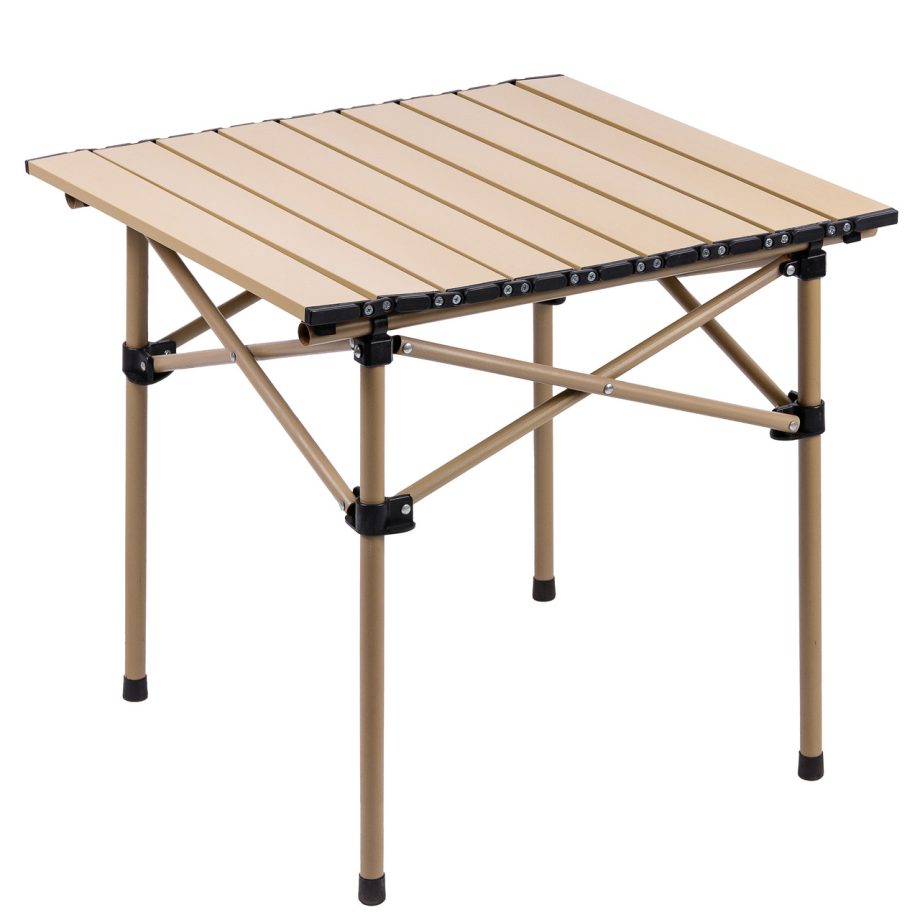 Стіл для пікніка складаний 50 x 53 x 50 см бежевий HPS5