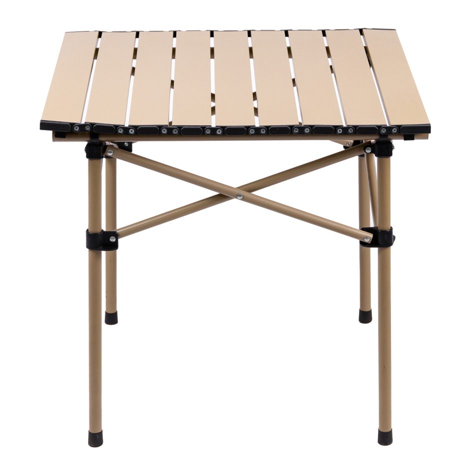 Стіл для пікніка складаний 50 x 53 x 50 см бежевий HPS5