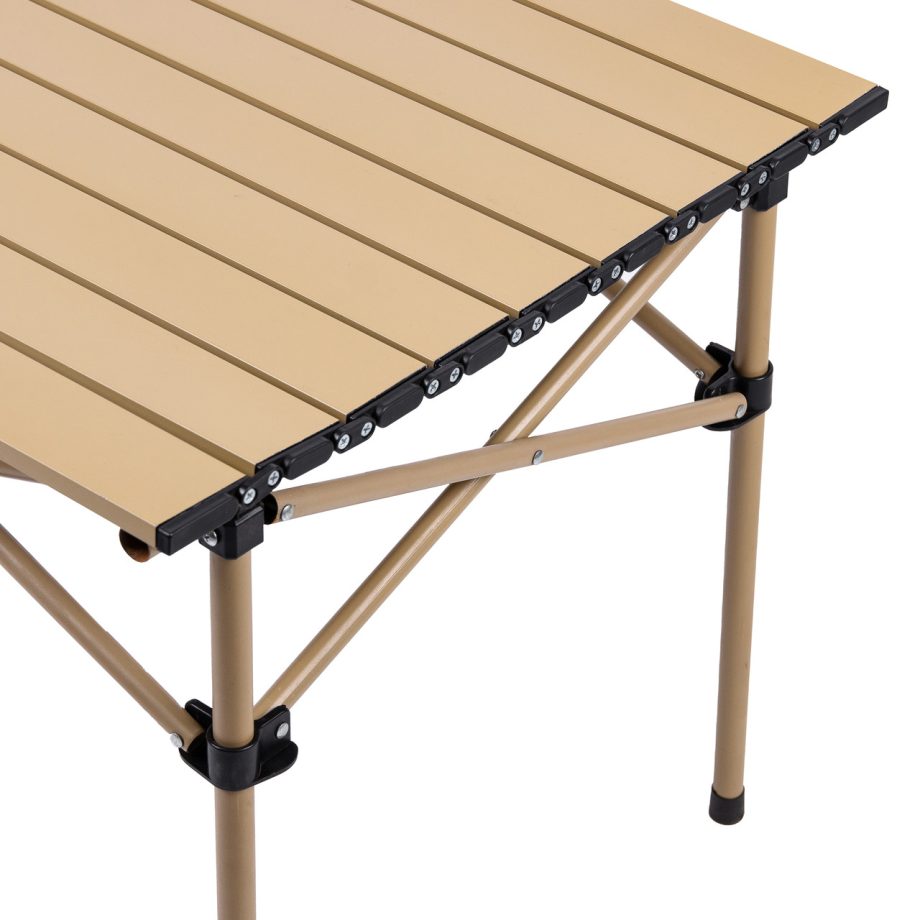Стіл для пікніка складаний 50 x 53 x 50 см бежевий HPS5