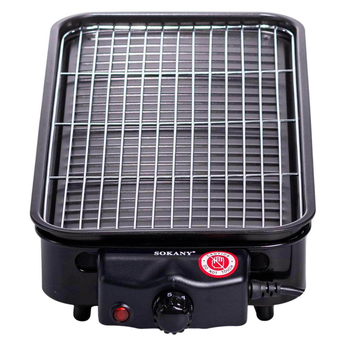 Електричний гриль  настільний чорний 1500 Вт Sokany SK-6112