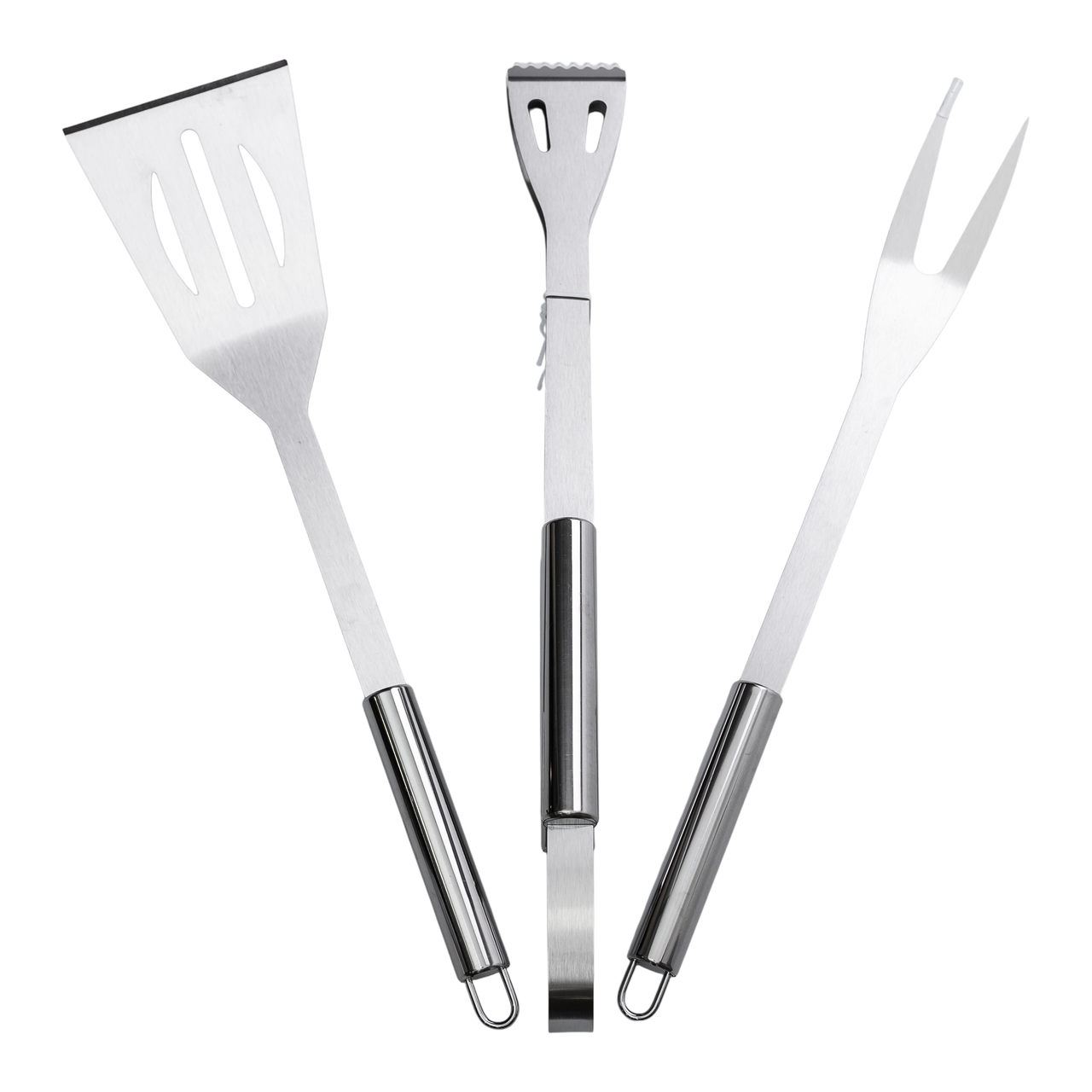 Набір аксесуарів для барбекю, мангала, гриля 3 предмети 40х10х5 см мангальне приладдя HP-20-71