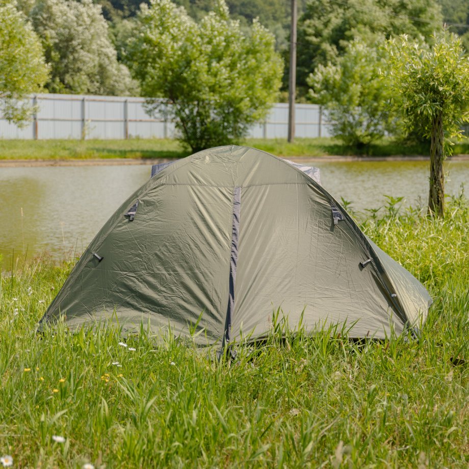 Намет двомісний 210×160×120 (см) кемпінговий туристичний LU-017 Хакі