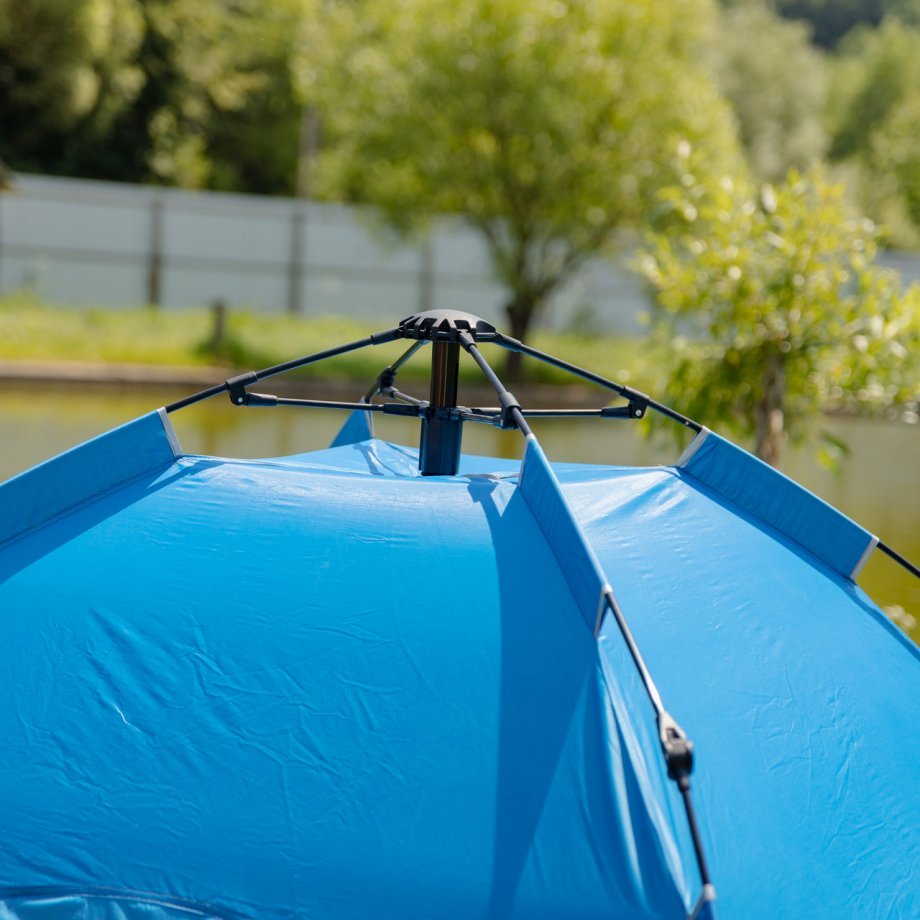 Намет кемпінговий 2 на 2 метри автоматичний для риболовлі походу туристичний LU-019BL Блакитний