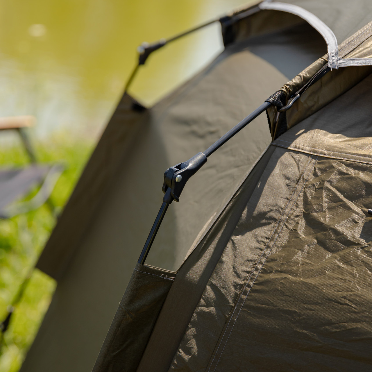 Намет автоматичний тримісний 240×210×130 (см) кемпінговий туристичний LU-020 Хакі