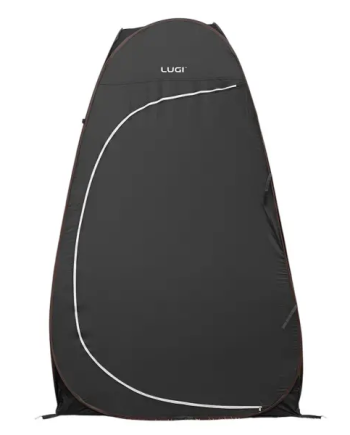 Намет душ-туалет для кемпінгу автомат 120×120×190 (см) тент для душу та туалету туристичний LU-015DB Чорний