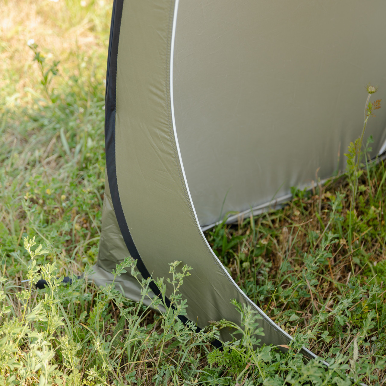 Намет душ-туалет для кемпінгу автомат 120×120×190 (см) тент для душу та туалету туристичний LU-015DGR Хакі