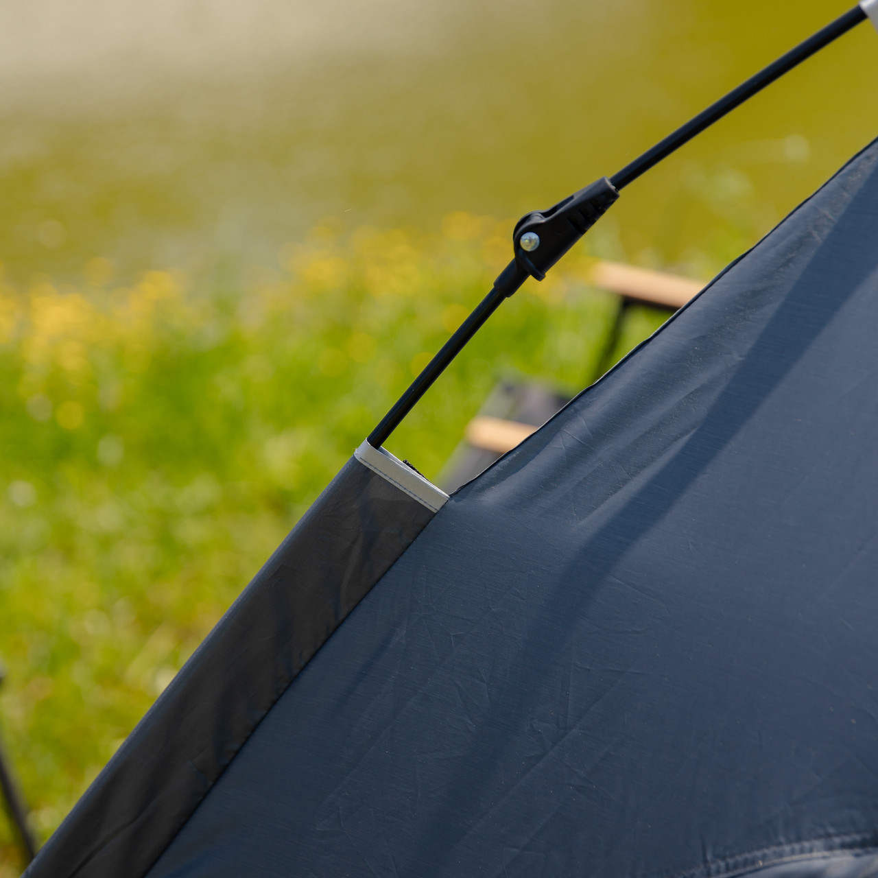 Намет кемпінговий 2 на 2 метри автоматичний для риболовлі походу туристичний LU-019G Сірий