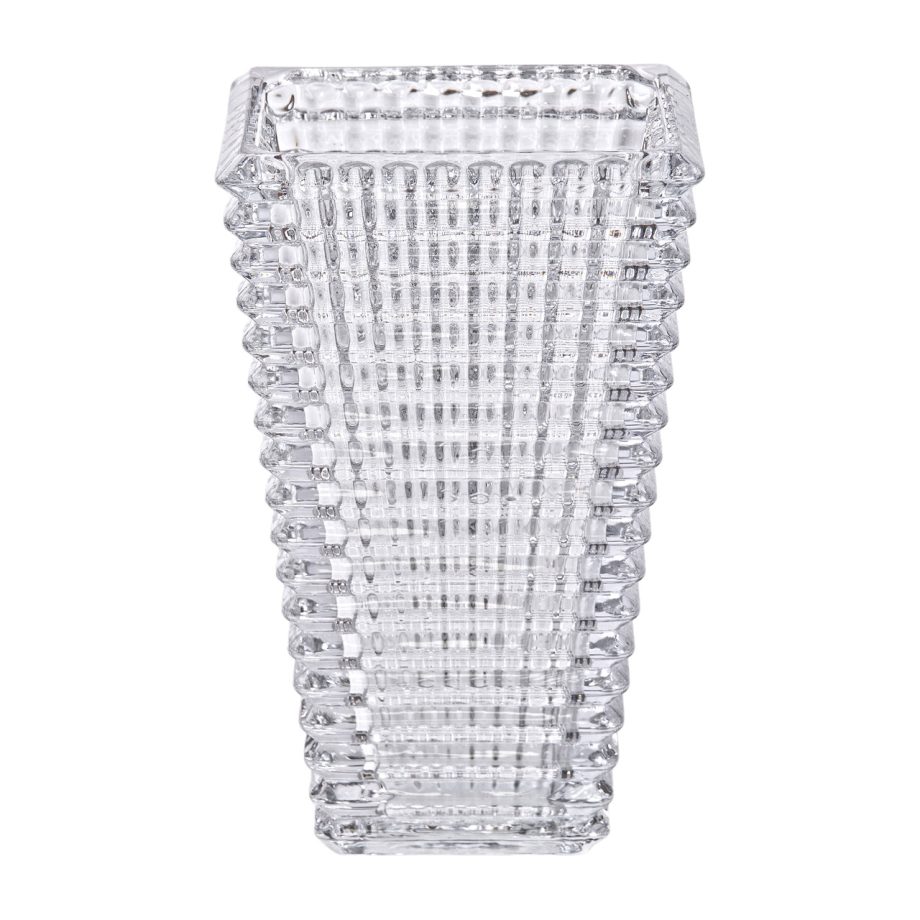Прямокутна декоративна скляна ваза 13,5 x 10 x 22 см HP-1722