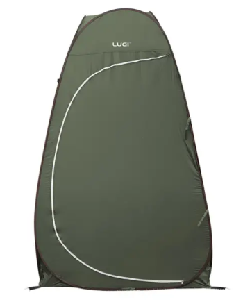 Намет душ-туалет для кемпінгу автомат 120×120×190 (см) тент для душу та туалету туристичний LU-015DGR Хакі