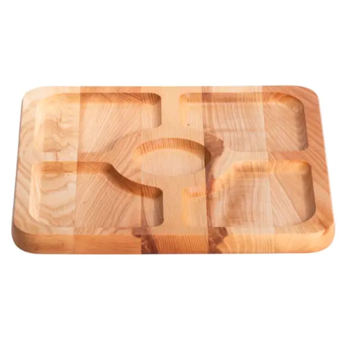 Менажниця на 5 секцій дерев&apos;яна 30×20 см Lugi T54W300