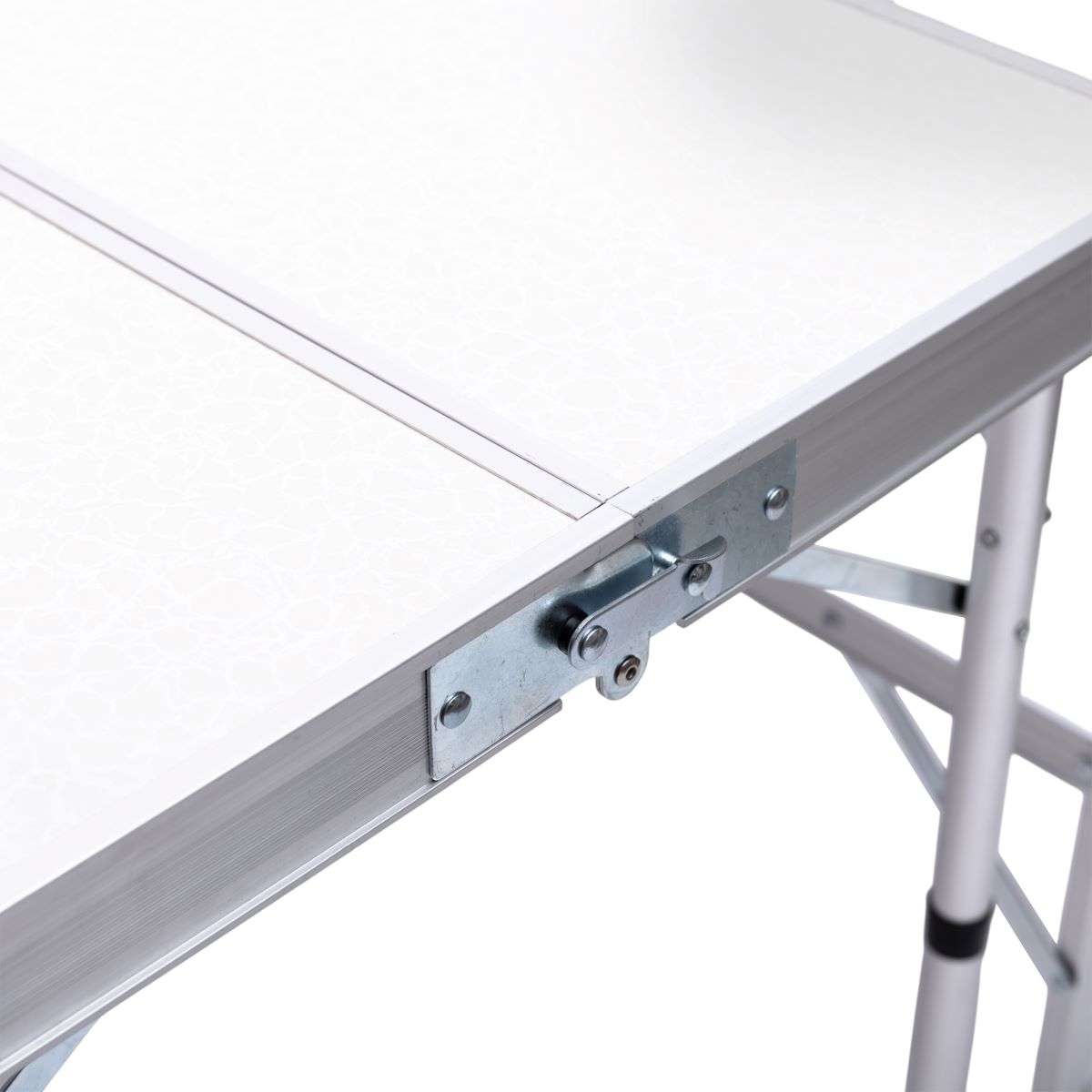 Комплект туристичний стіл + 2 лавки складні меблі Білий Lugi JY-9060W