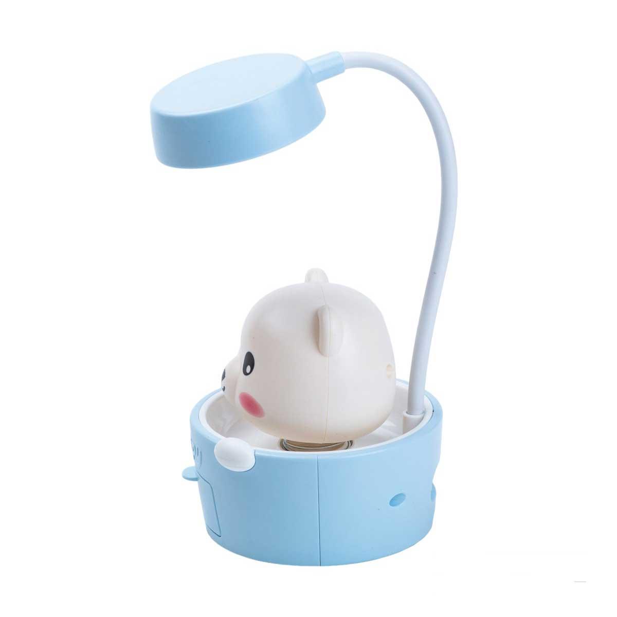 Дитяча настільна лампа висота 27 см світильник з точилкою для олівців HP12268B