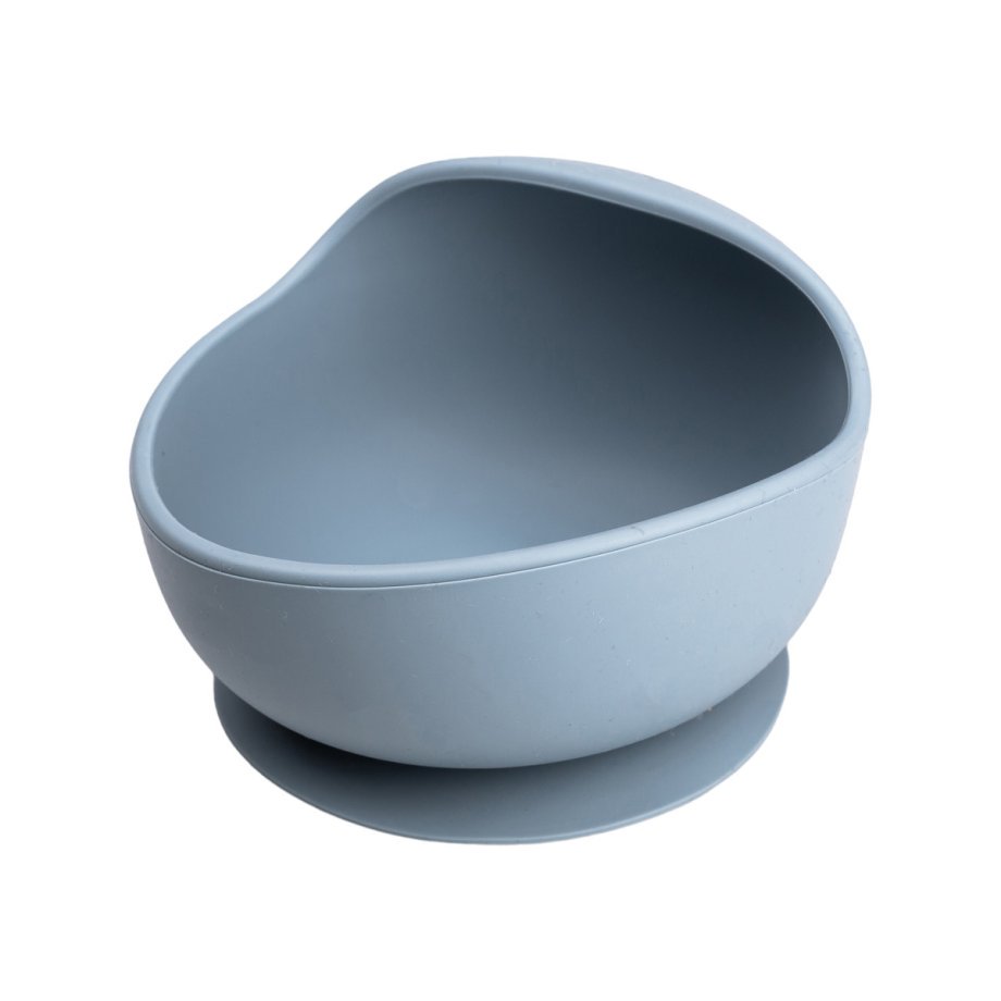 Дитячий набір силіконового посуду 7 предметів Синій HP34546BL