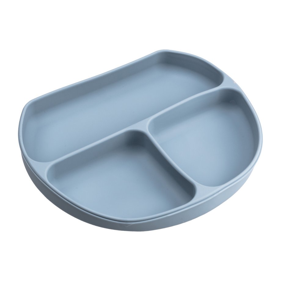 Дитячий набір силіконового посуду 7 предметів Синій HP34546BL