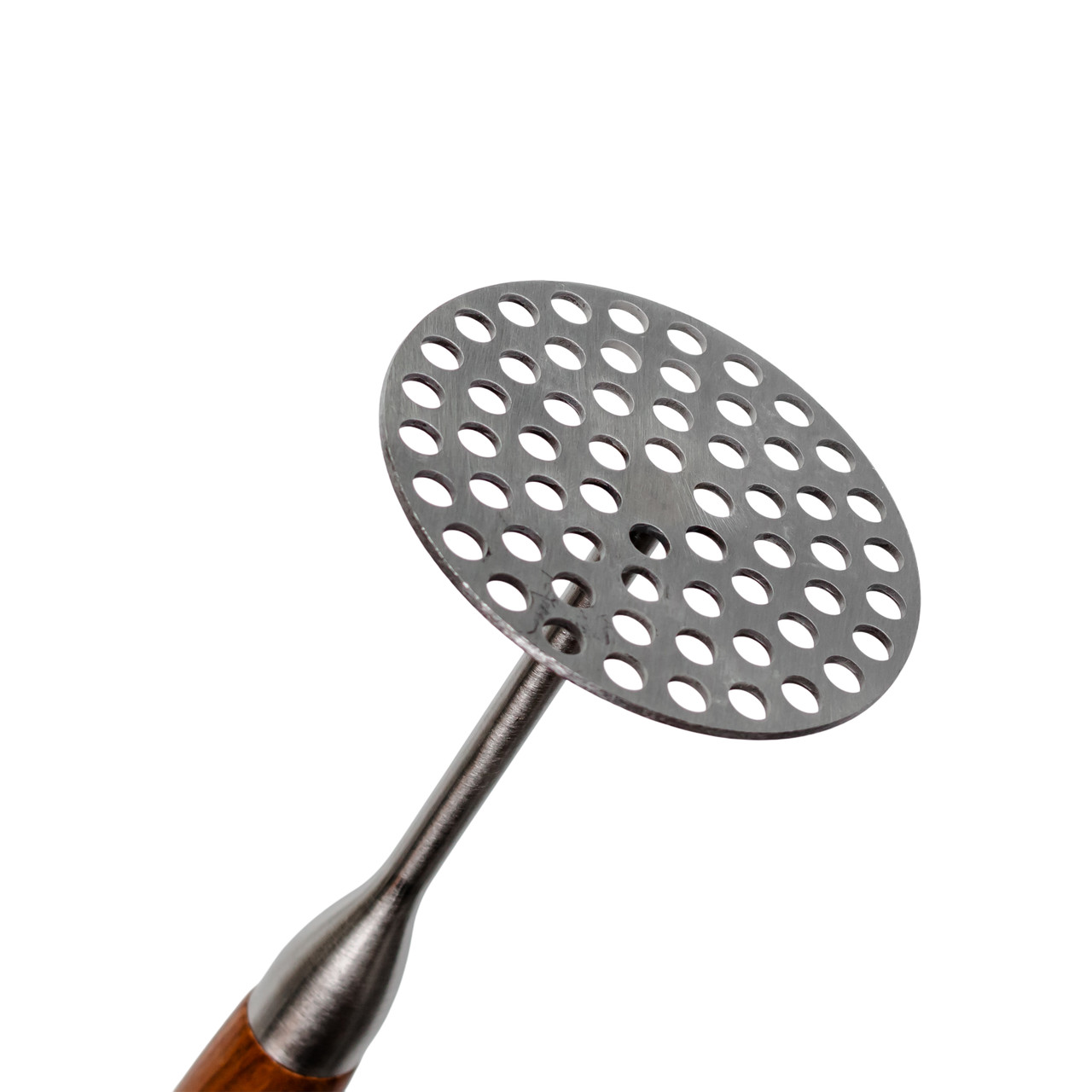 Картоплем'ялка для пюре 26 (см) толкушка для картоплі з нержавіючої сталі з дерев'яною ручкою HP-8-59
