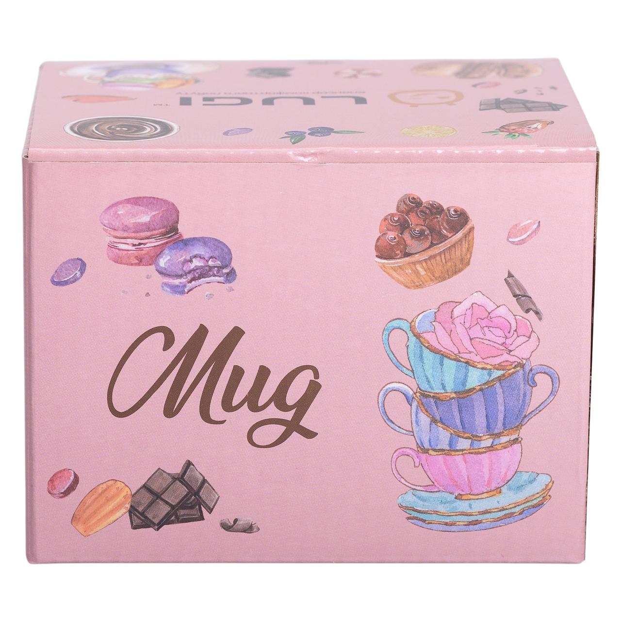 Чашка керамічна 350 (мл) для кави та чаю Love Біла RX-N240126WL