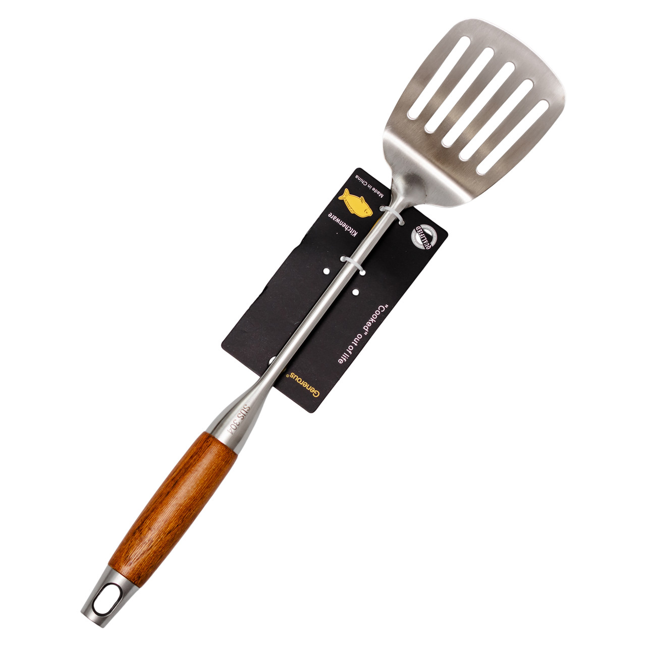 Лопатка кухонна для сковороди 39 (см) з нержавіючої сталі HP-8-43