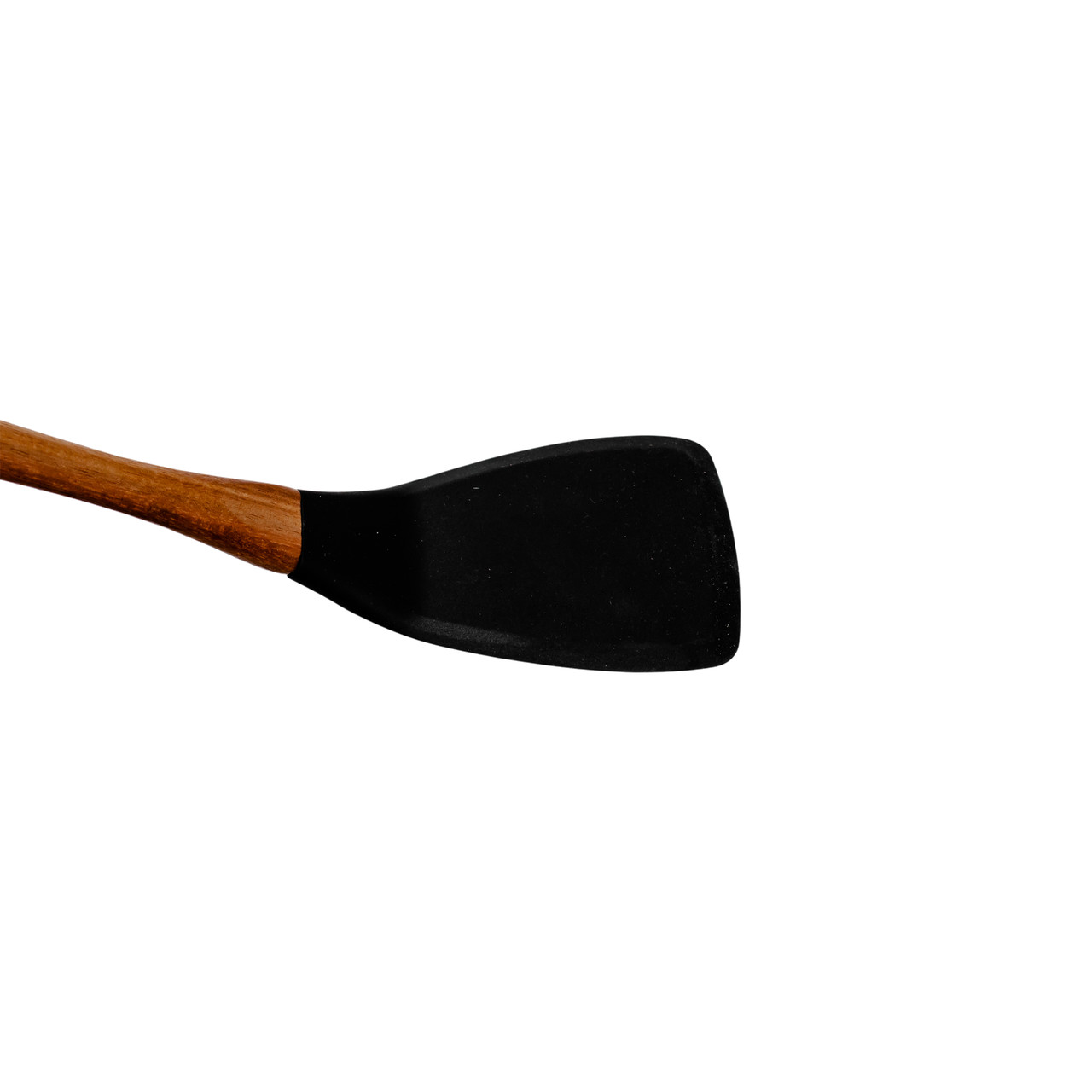 Лопатка силіконова кухонна для сковороди 33 (см) лопатка з силікону для кухні з дерев&apos;яною ручкою HP-8-56