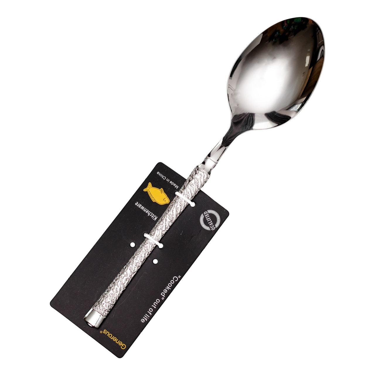 Ложка сервірувальна з нержавіючої сталі велика ложка 27 см Срібло HP-8-52