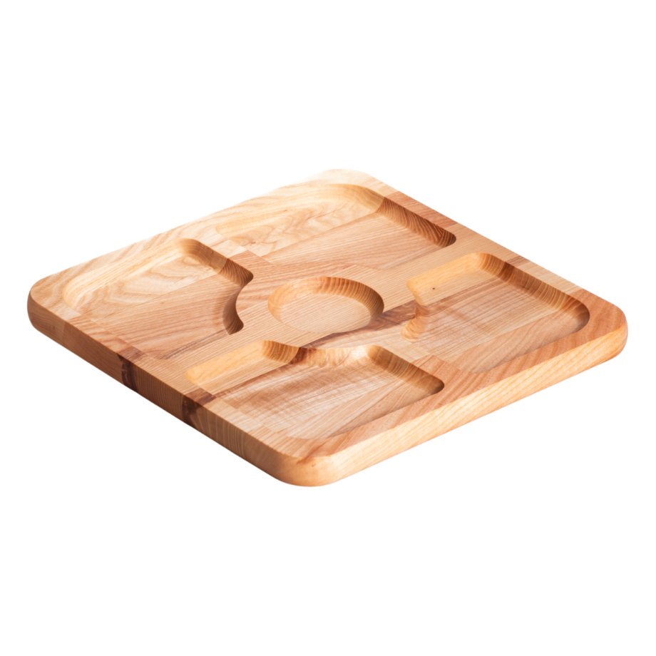 Менажниця на 5 секцій дерев&apos;яна 30×20 см Lugi T54W300