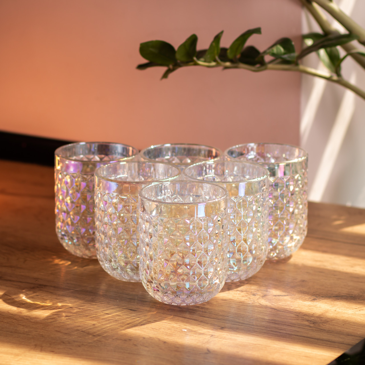 Набір склянок 6 шт  250 (мл) для холодних напоїв Хамелеон HP-19-111