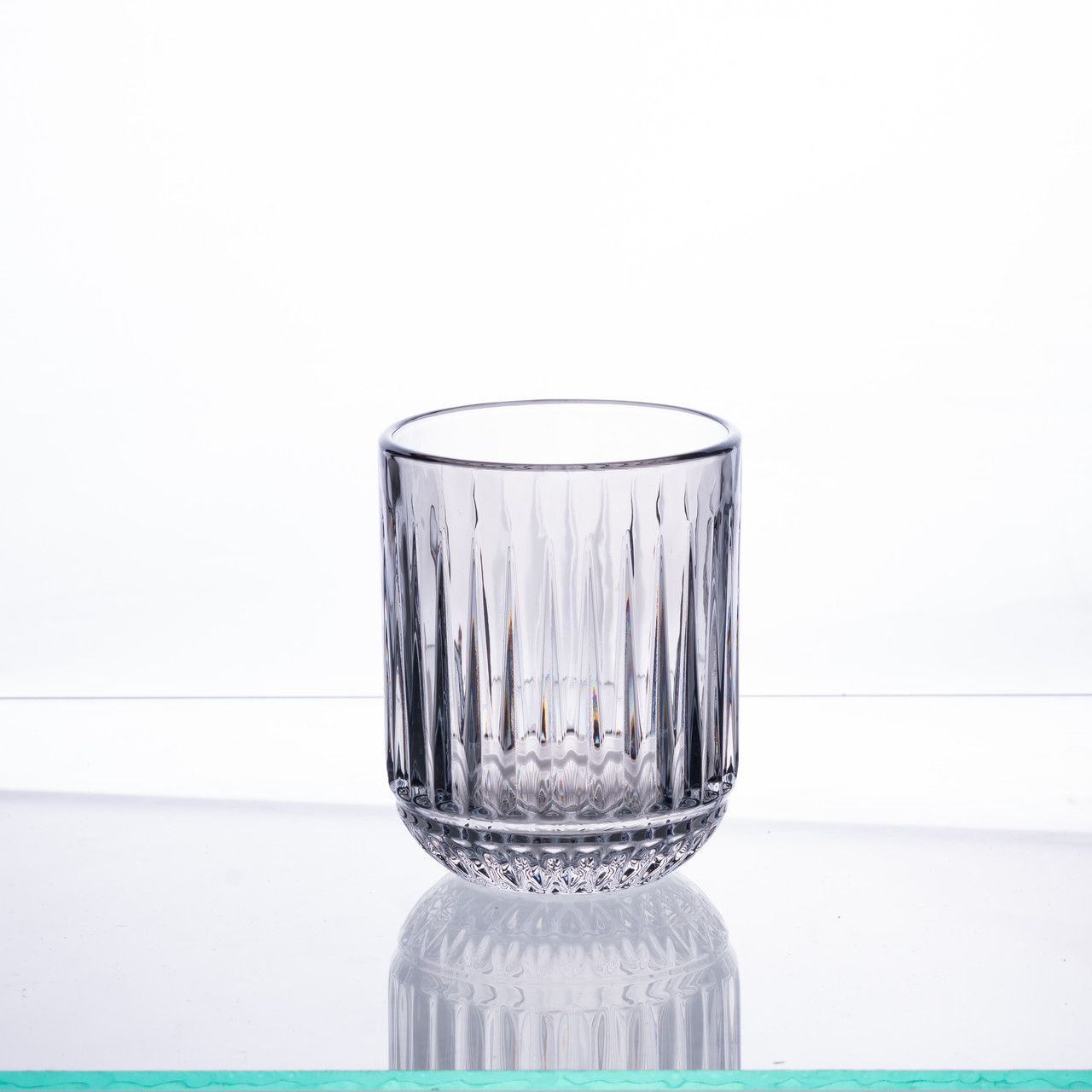 Набір склянок 6 шт скляні склянки 250 (мл) Блакитний HP-19-69