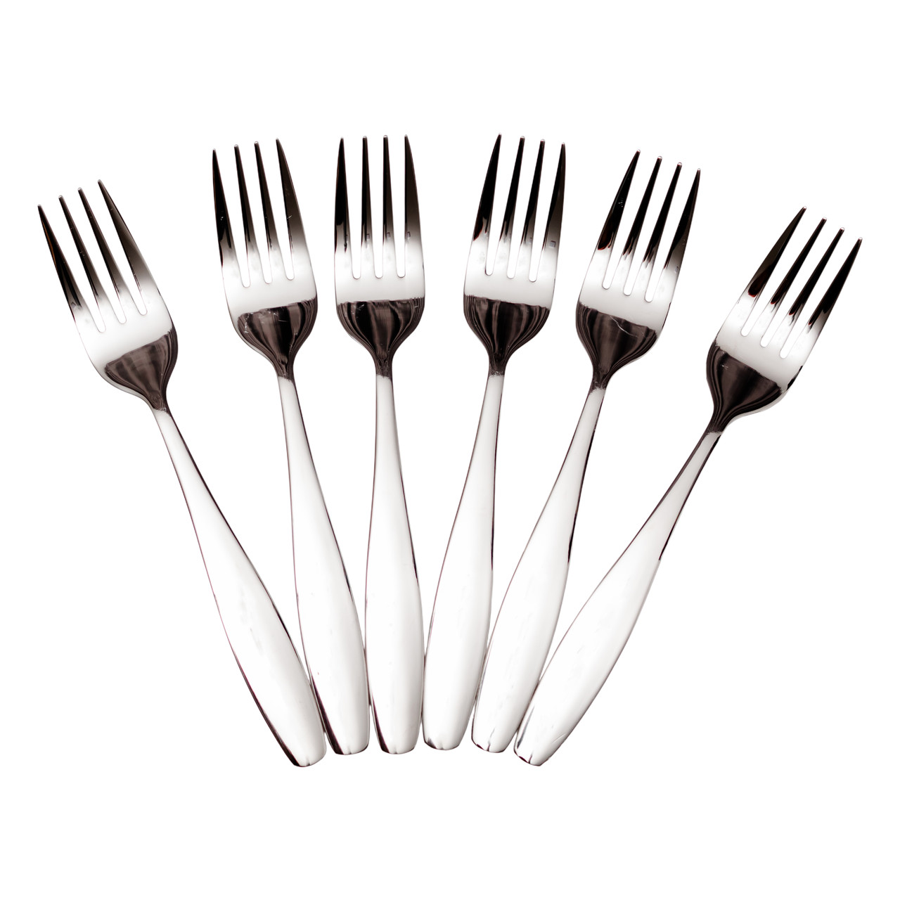 Набір десертних виделок 6 предметів 14 (см) Срібло HP-8-20