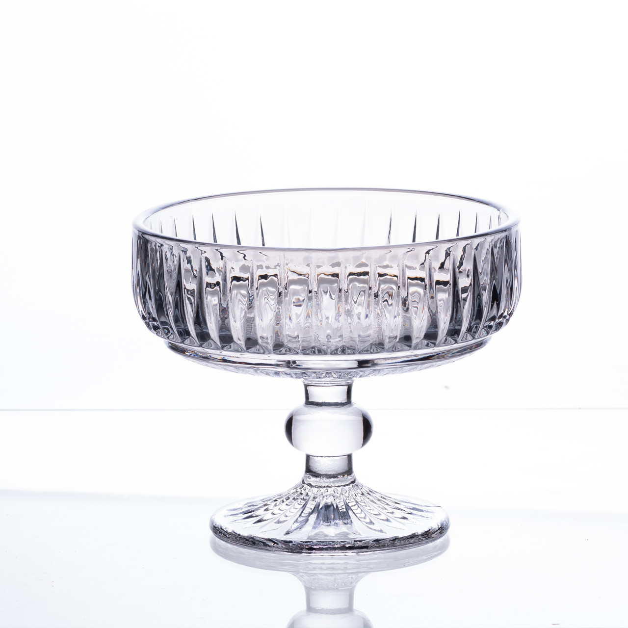 Набір креманок на ніжці 6 шт 300 (мл) Блакитний HP-19-70