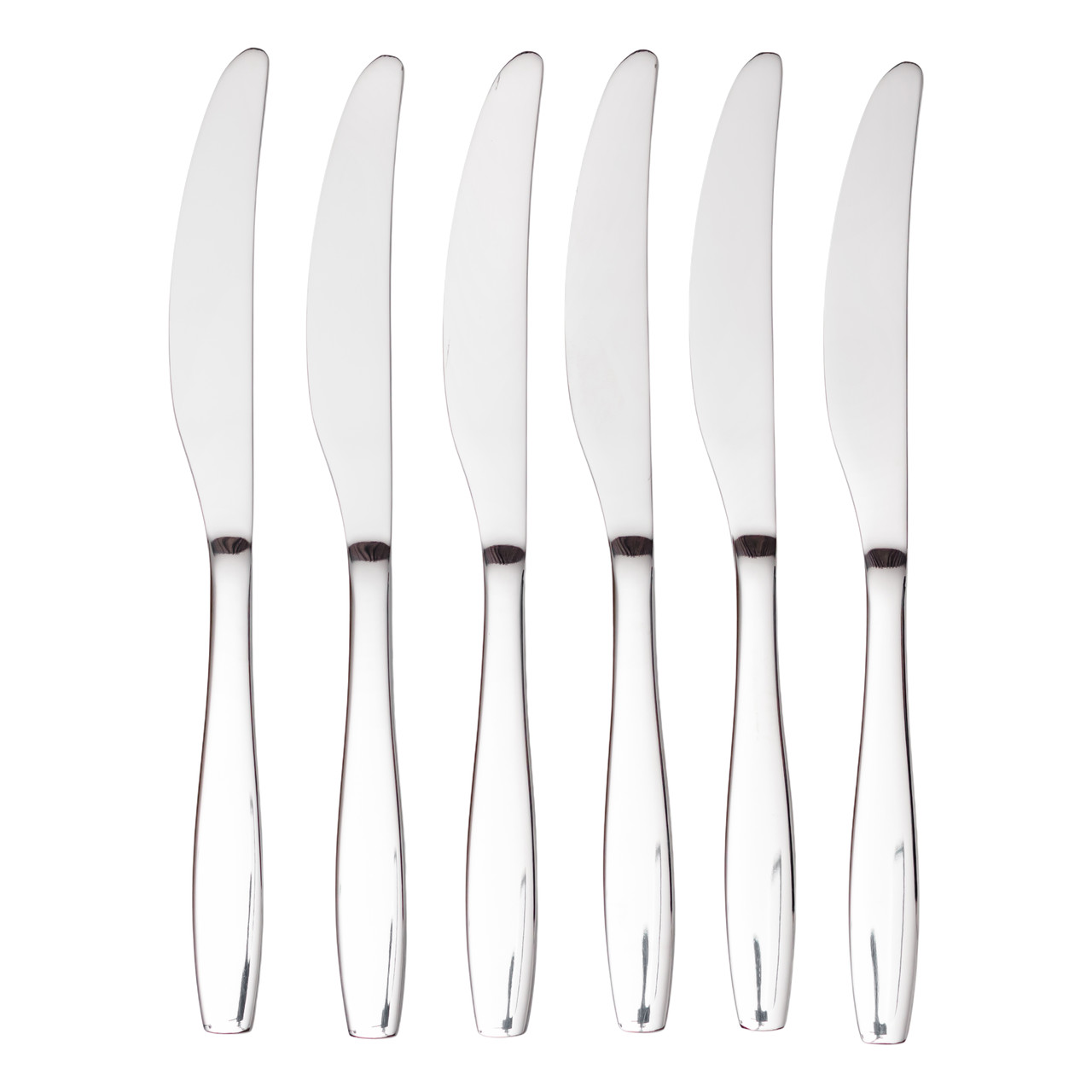 Набір столових ножів 6 штук з нержавіючої сталі 23.5 (см) Срібло HP-8-21