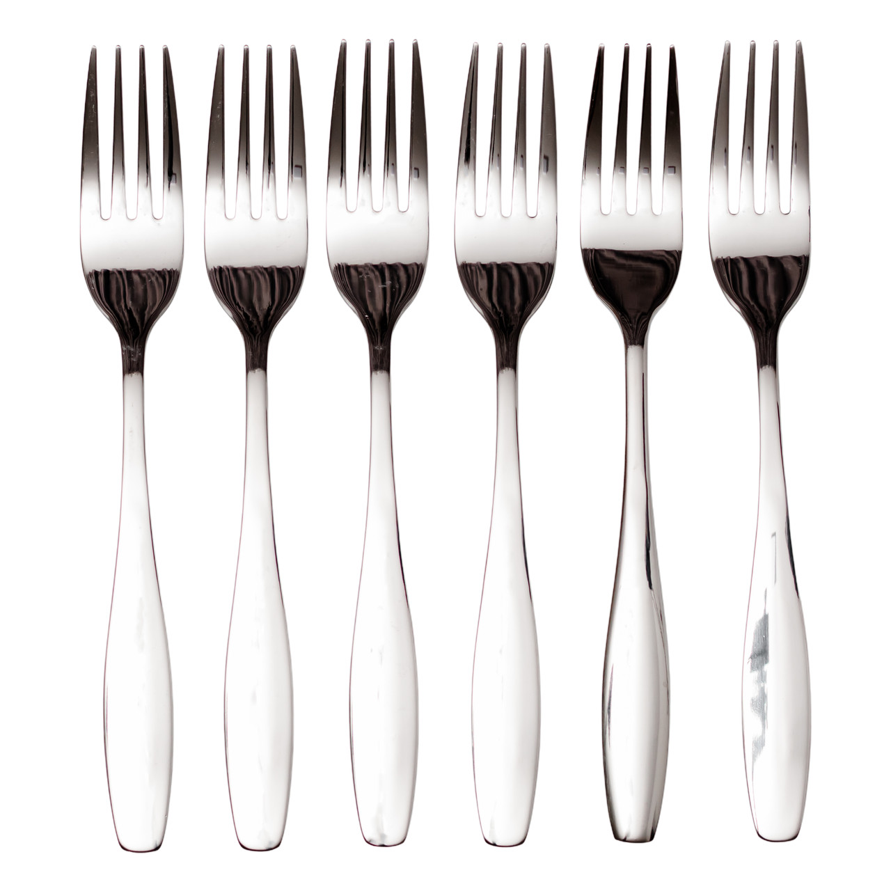 Набір столових виделок 6 штук з нержавіючої сталі 20 (см) Срібло HP-8-18