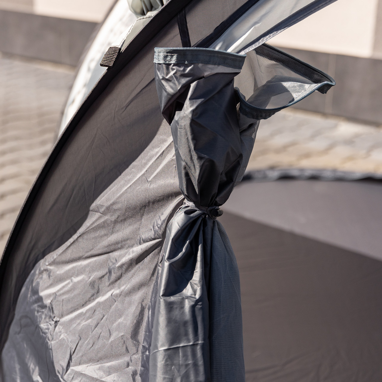 Намет туристичний 245×145×100 (см) кемпінговий для риболовлі 2 х місний Сірий LU-030BE