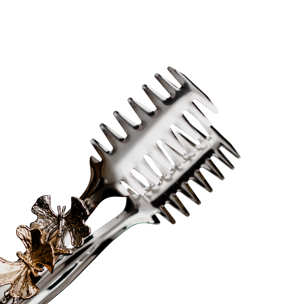 Щипці кухонні металеві 21×4 (см) кулінарні щипці для м&apos;яса, риби, гриля сервірувальні щипці HP-8-61