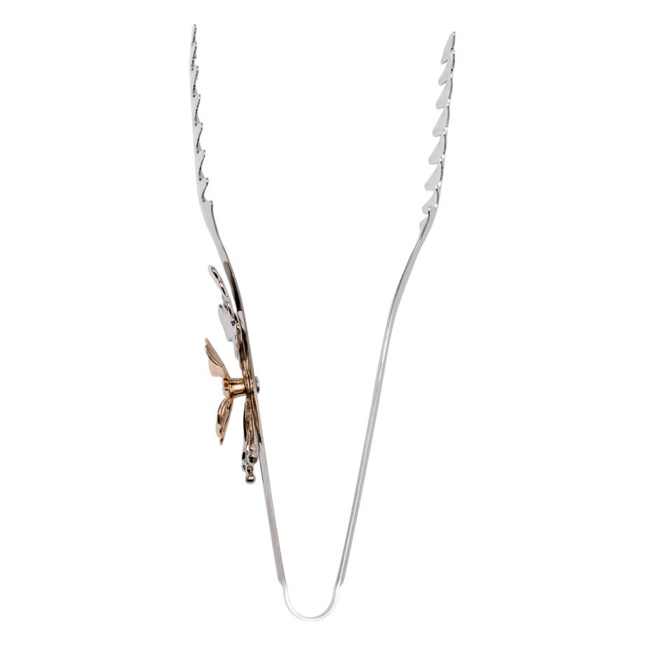 Щипці кухонні металеві 21×4 (см) кулінарні щипці для м&apos;яса, риби, гриля сервірувальні щипці HP-8-61