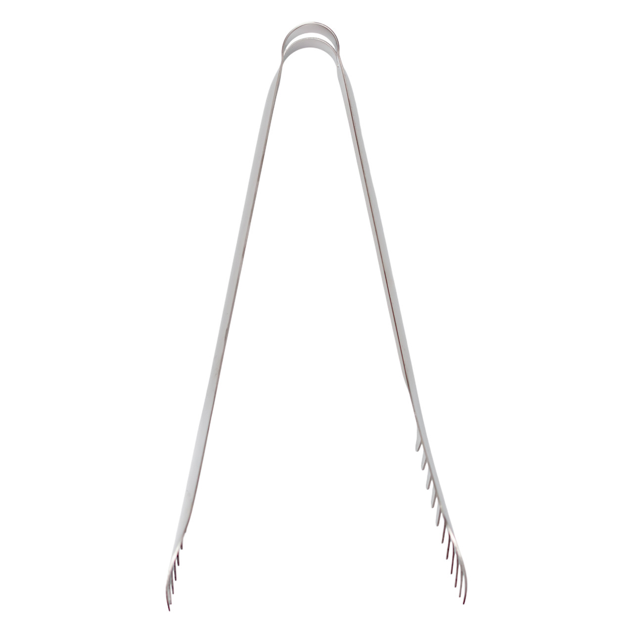 Щипці кухонні металеві 23×4 (см) кулінарні щипці для м&apos;яса, риби, гриля кухарські щипці Сріблястий HP-8-65
