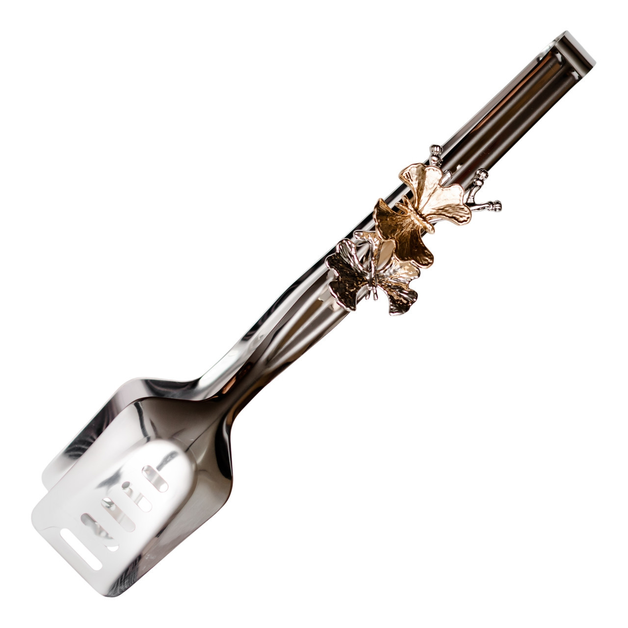 Щипці кухонні металеві 29×5 (см) кулінарні щипці для м&apos;яса, риби, гриля кухарські щипці для Сріблястий HP-8-63