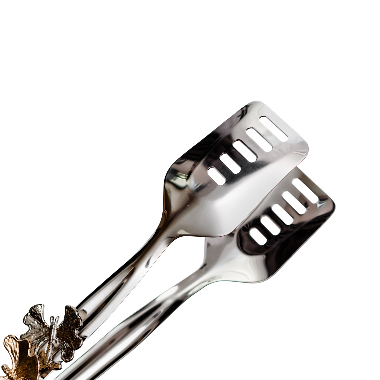 Щипці кухонні металеві 29×5 (см) кулінарні щипці для м&apos;яса, риби, гриля кухарські щипці для Сріблястий HP-8-63