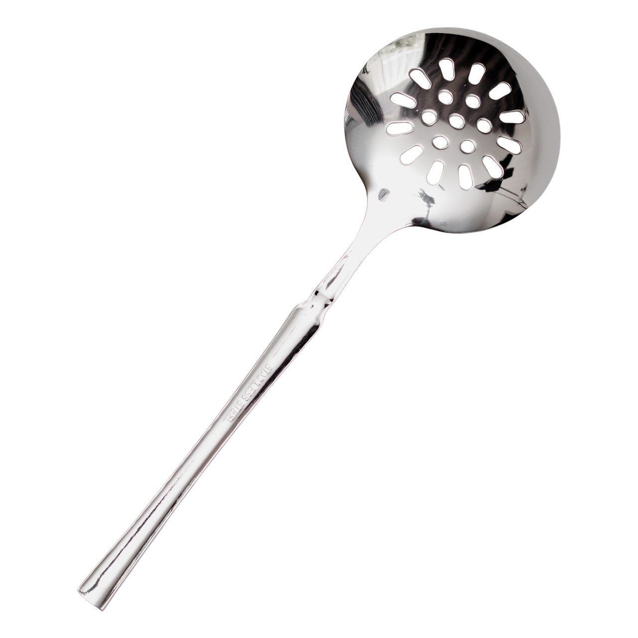 Шумівка для зняття піни з нержавіючої сталі 26.5 (см) ложка шумівка кухарська ложка для зняття пінки HP-8-50