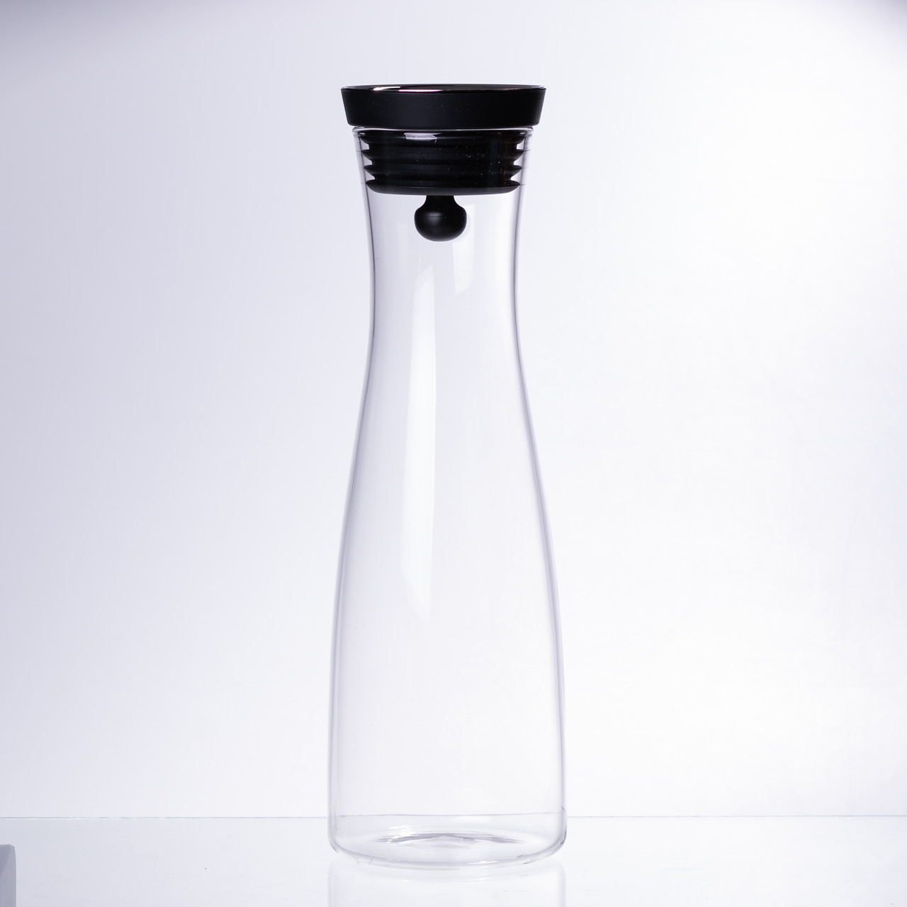 Скляний графин з кришкою 1.2 (л) для води, соку, лимонаду HP-19-43