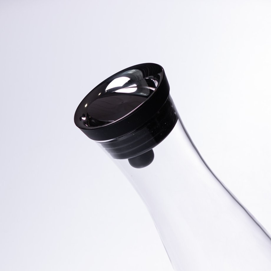 Скляний графин з кришкою 1.2 (л) для води, соку, лимонаду HP-19-43