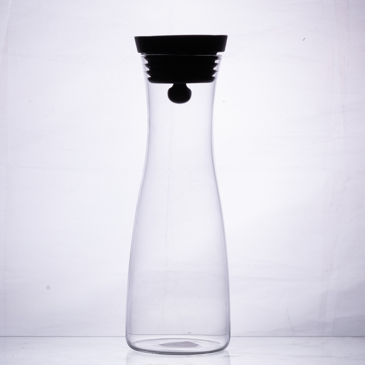 Скляний графін із кришкою 1.5 (л) для води, соку, лимонаду HP-19-44