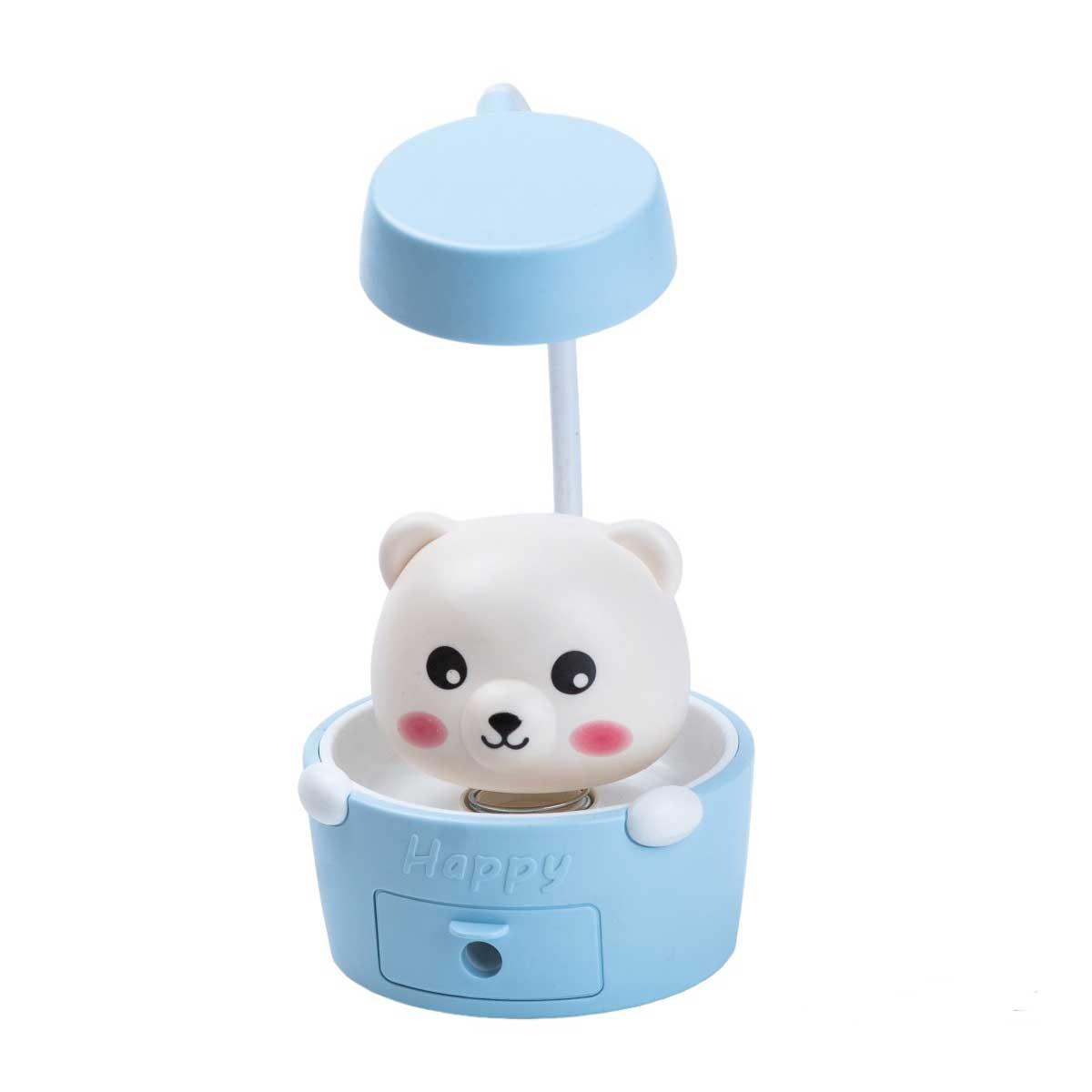 Дитяча настільна лампа висота 27 см світильник з точилкою для олівців HP12268B