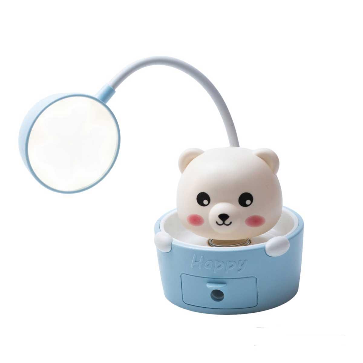 Дитяча настільна лампа висота 27 см світильник з точилкою для олівців HP12268B