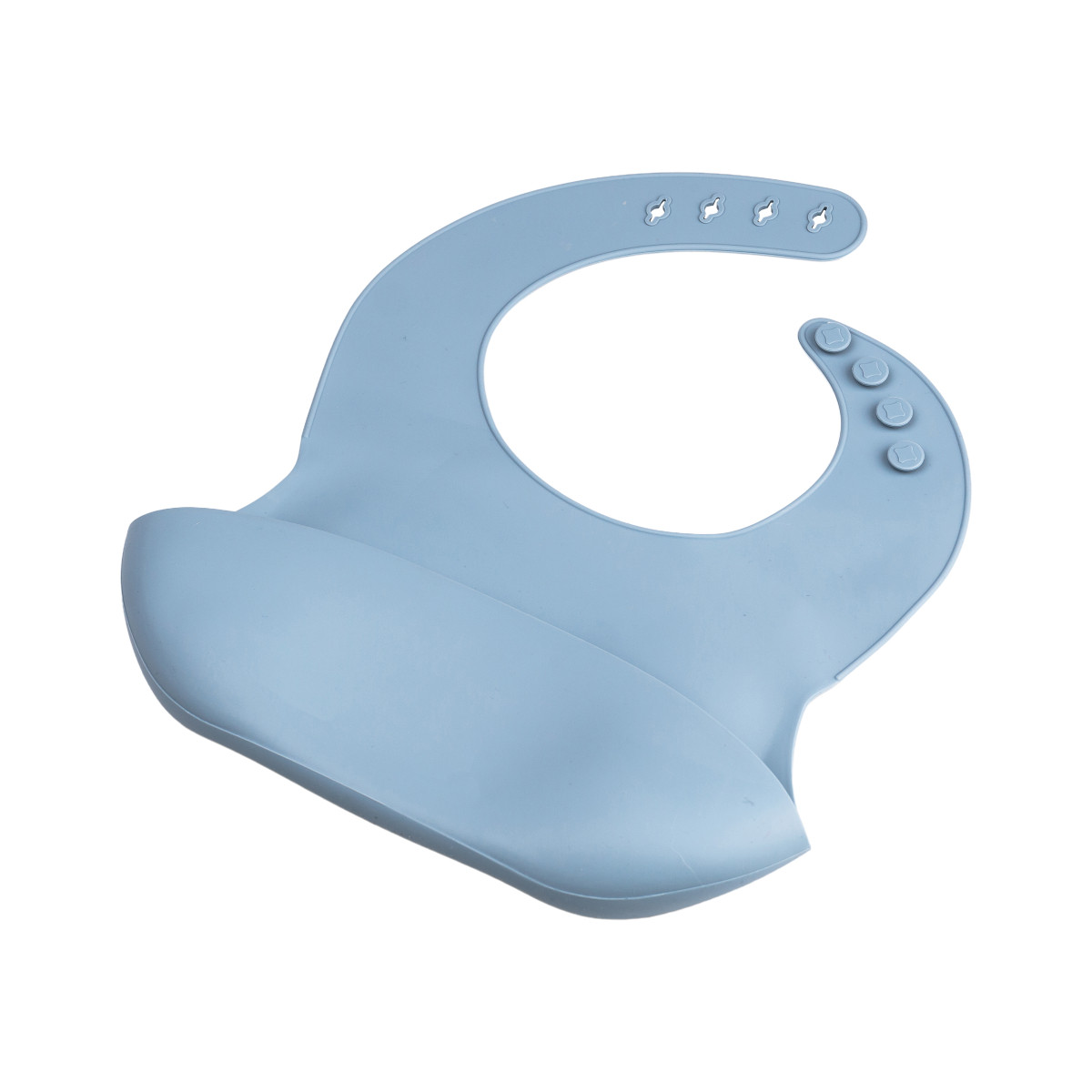 Дитячий набір силіконового посуду 7 предметів Синій HP34546BL